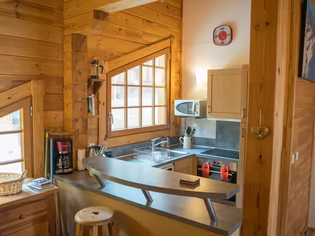 open plan kitchen