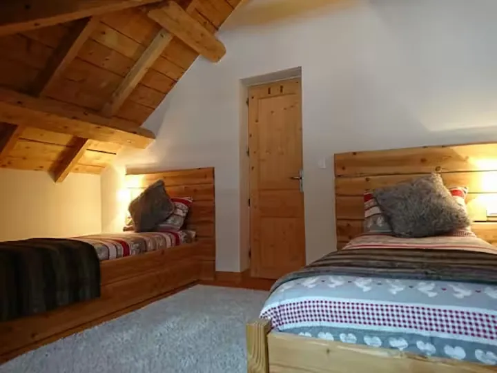 Bedroom 4, bathroom shared with mezzanine sofa bed if used.