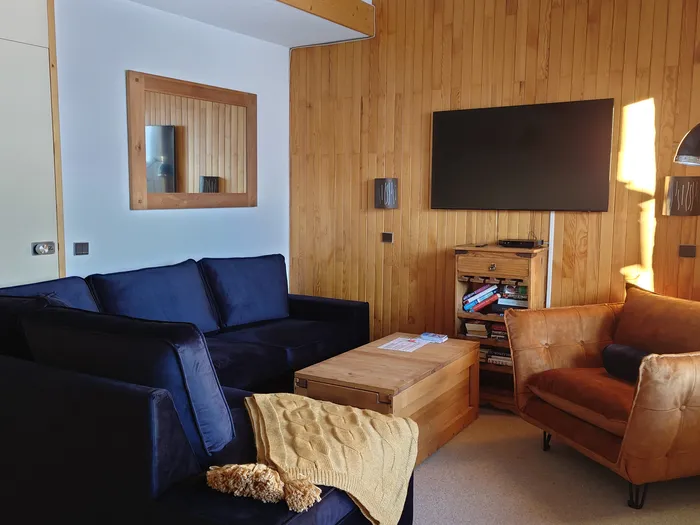Cosy lounge area with big comfy sofa