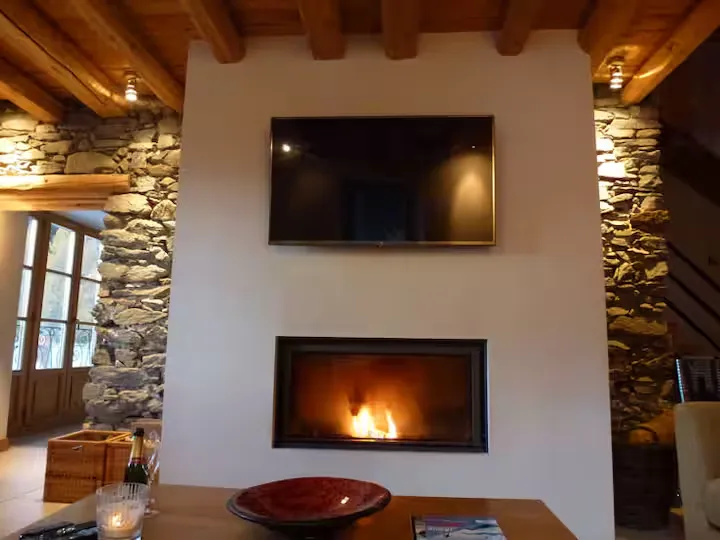 Cozy Log Fire